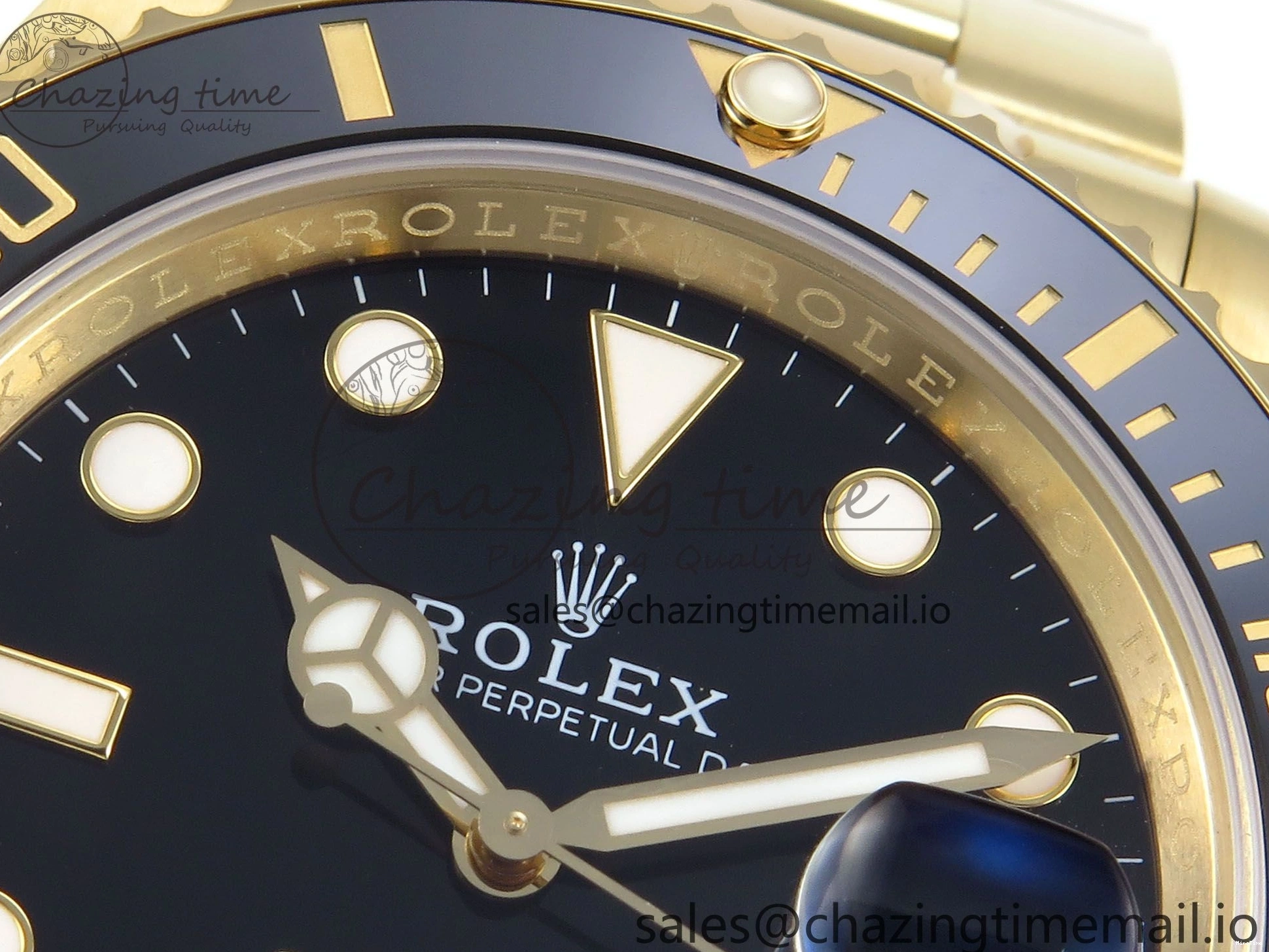 MiroTime 0317 Submariner 41mm 126618 LN THBF 904L Black Ceramic 1:1 Best Edition on YG Bracelet SH UrbanChic 334